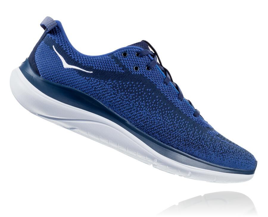 Hoka One One Koşu Ayakkabısı Erkek Lacivert/Beyaz - Hupana Flow - AO8230651